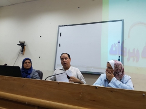 كلية التمريض تنظم ورشة عمل توعوية عن اليات المتابعة وتحسين نسب الانجاز خطة الكلية الاستراتيجية